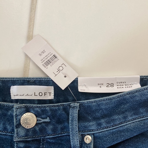 NWT Made and loved Loft Sz 6/28 denim jeans - Picture 7 of 8